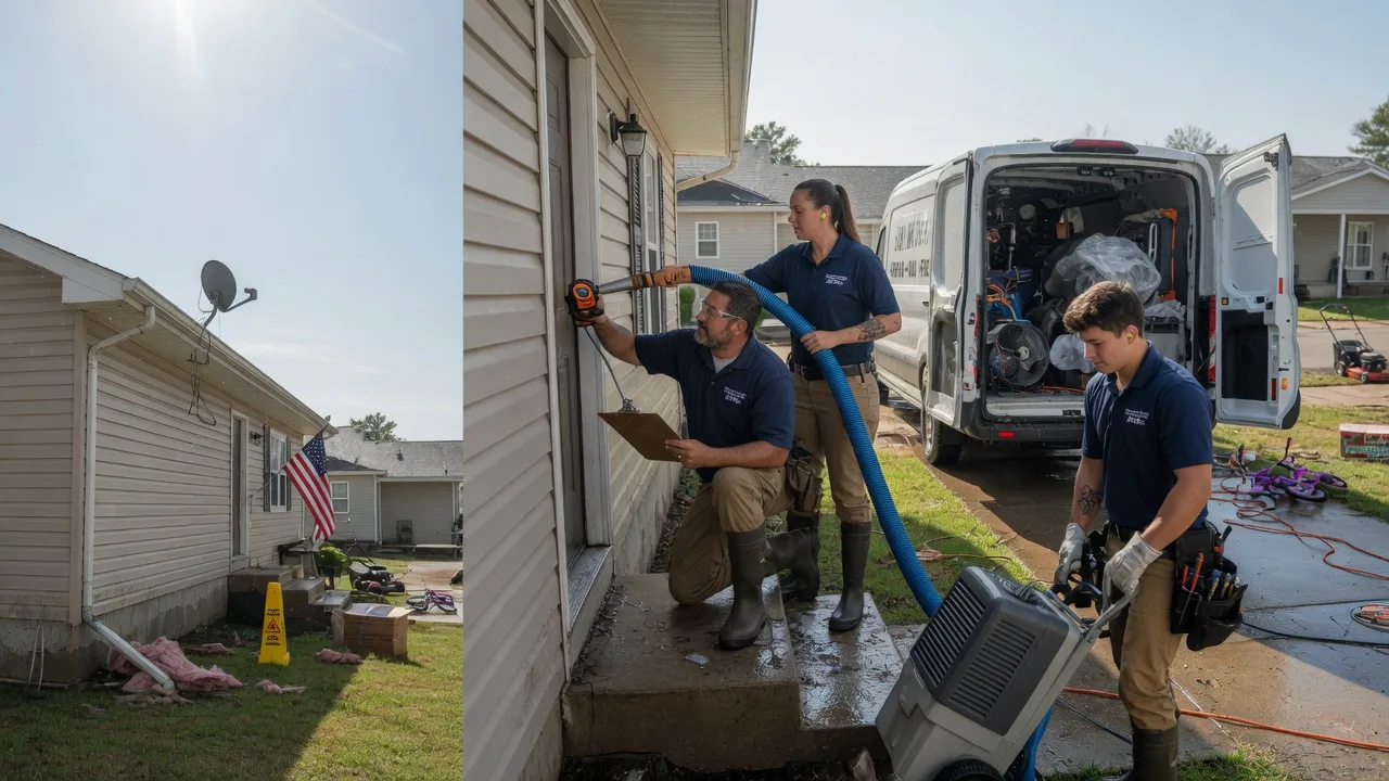 Ceiling Water Damage Restoration in Columbia, LA near me